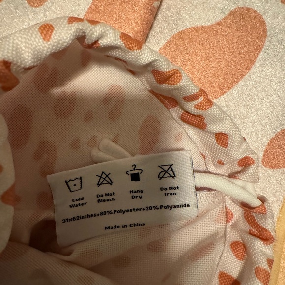 Fighting Eel waffle beach towel leopard. Pink tan. Brand new. - Picture 3 of 5